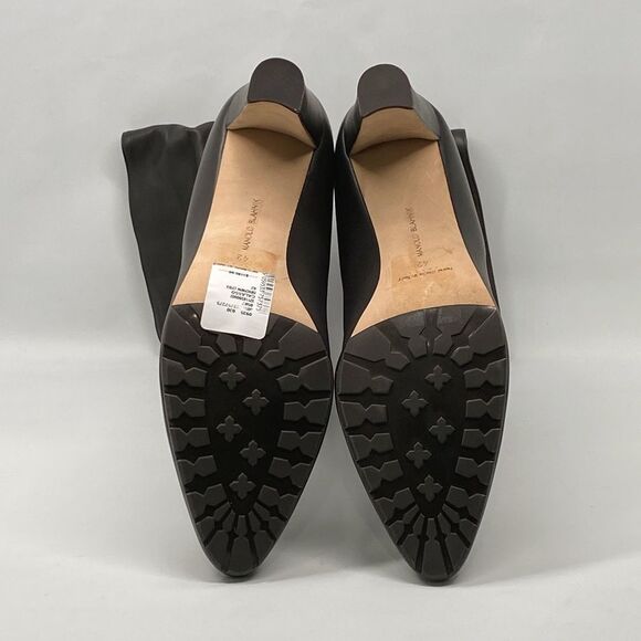 Manolo Blahnik Calasso 90MM Ruched Leather Boots size 42 - Picture 15 of 16